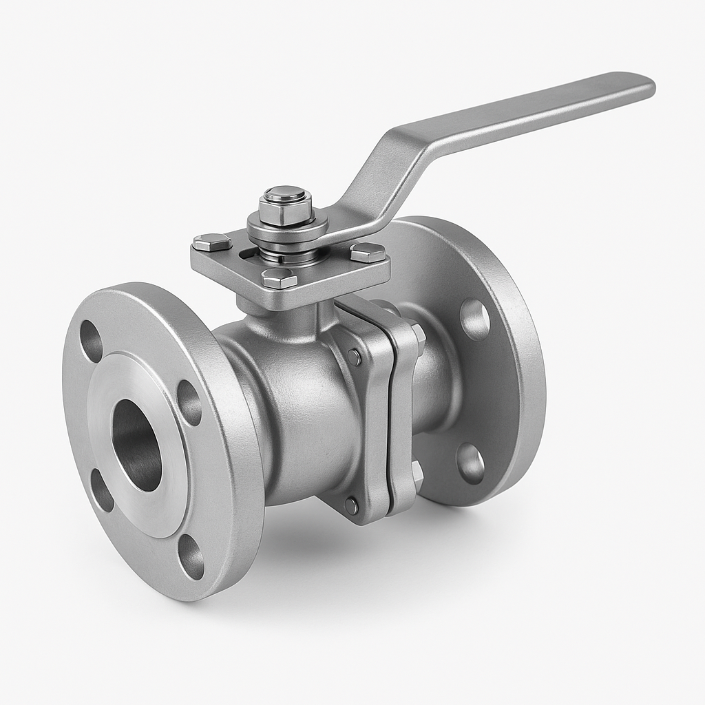 SS Flanged Floating Ball Valves