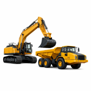 Excavators & Dump Trucks